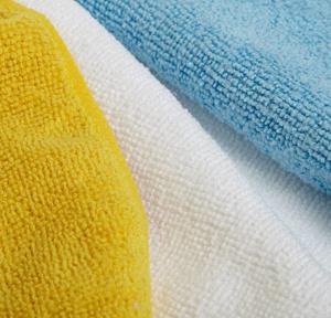 China 90% Polyester 28cmx38cm Yellow Car Cleaning Cloth wholesale