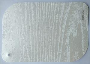 China White Color Wood Texture PVC Membrane Foil For Furniture Surface Decoration wholesale