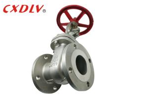 China Cast Steel Handwheel Gate Valve 2&quot; WCB CF8 Flanged Screw Yoke Rising Stem wholesale