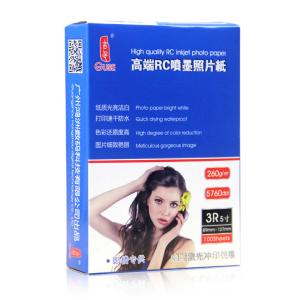China Instant Drying 3R Photo Paper , Resin Coated Photo Paper 240gsm 89*127mm wholesale