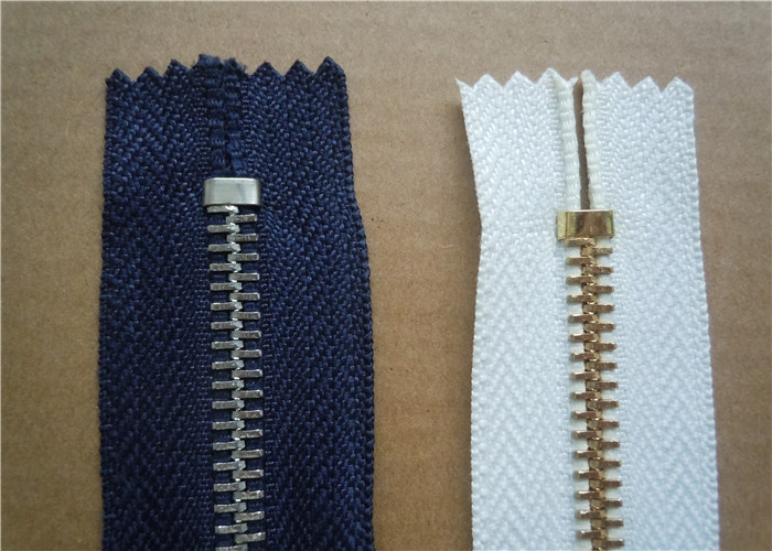 Bag Clothing Custom Metal Zipper Eco Friendly With Lightweight