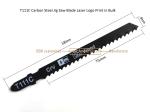 T111C Carbon Steel Jig Saw Blade Laser Logo Print in Bulk size:100mmx8x8T,