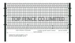 3D wire mesh fence panels