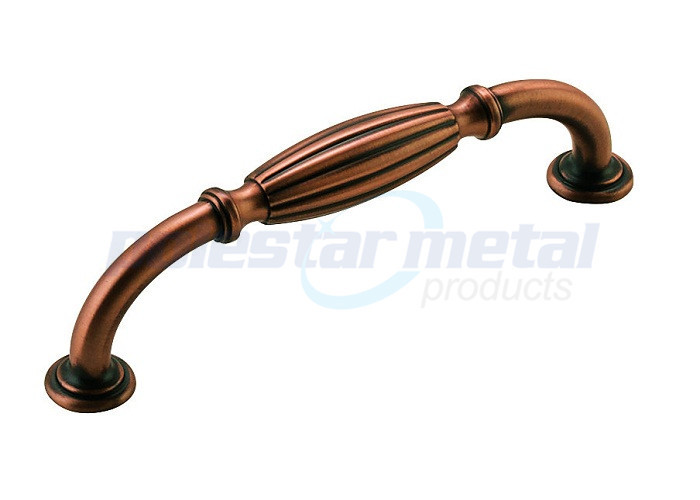 76 mm CC Antique Brass Bar Pull Cabinet Handles / Contemporary Knobs And Pulls For Cabinets