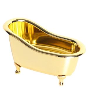 China Anti Water Mini Plastic Bathtub Container Smooth Makeup Brush Container wholesale