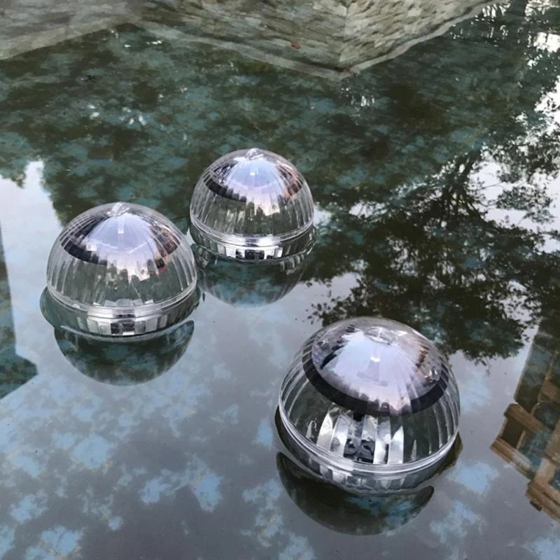 7 Color RGB Changing Underwater Ball Lamp Waterproof Solar Powered Yard Garden Fishing Pond Swimming Pool Floating Light