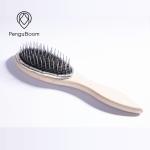 Wood Handle Detangle Hair Brush Human Hair Wig Brush Anti Static