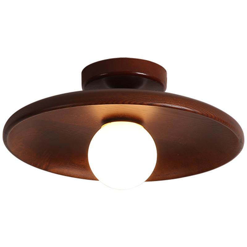 Modern Wood LED Ceiling Light Pendant Light Surface Mounted Led Ceiling Chandelier(WH-WA-43)