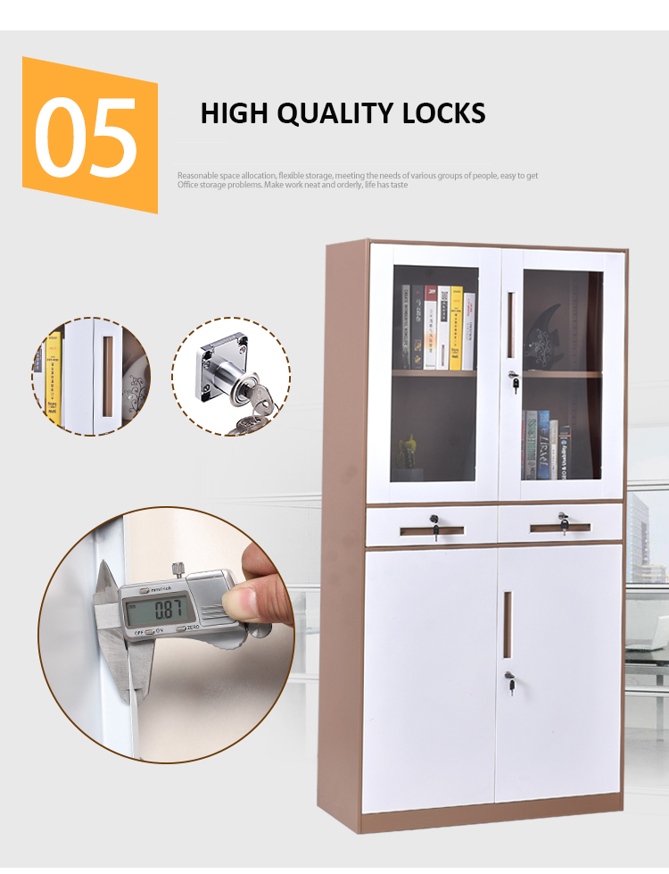Office Storage Function Steel File Cabinet Customized RAL Color Iron Filing Cabinet