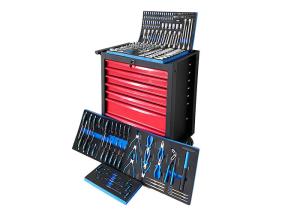 China Cold Steel 7 Drawer workshop trolley cabinet tool chest wholesale
