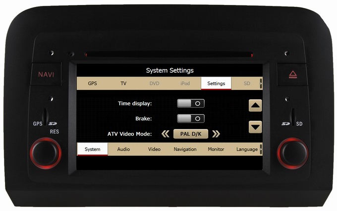 Car multimedia bluetooth for Fiat Croma 2005-2012 with gps navigation iPod USB OCB-8829