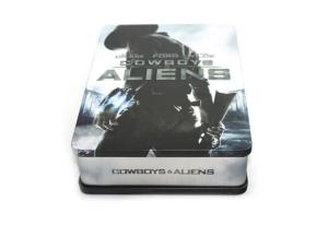 China rectugular double cover DVD tins wholesale
