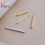 Gold Plated 4x48MM SS304 Horizontal Bar Pendant