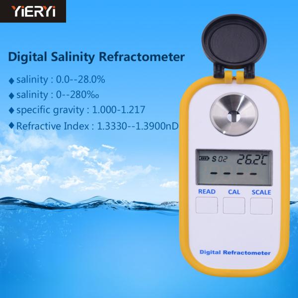 Digital Display Brix Scale Refractometer / Salimeter Measurement Tool For