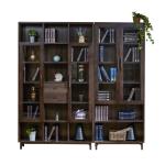 Modern Furniture Family Room Storage Cabinets Fitted Double Door Bookcase