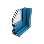 Blue Powder Coated Aluminium Profiles For Building Decoration Materials