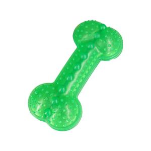 China Teeth Cleaning Bone Shape Soft Natural Rubber chewing TPR Dog Toys wholesale