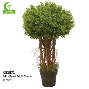 China Anti Fading Aesthetic H90cm Artificial Topiary Tree For Restaurant wholesale