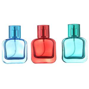 China Wholesale 30ML Glass Bottle With Customized Colors Empty Perfume Bottle wholesale