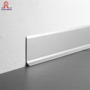 China Modern Aluminum Brushed Baseboard Skirting Board Wall Protection wholesale