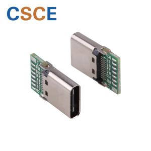 China Electrical Plastic USB Male Female Connector AF Type USB 3.0 Voltage Rating 30 Vac wholesale