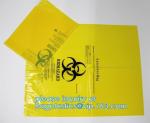 Autoclavable Biohazard Bags, Medical Waste Bags, Self Adhesive Sealing Tape