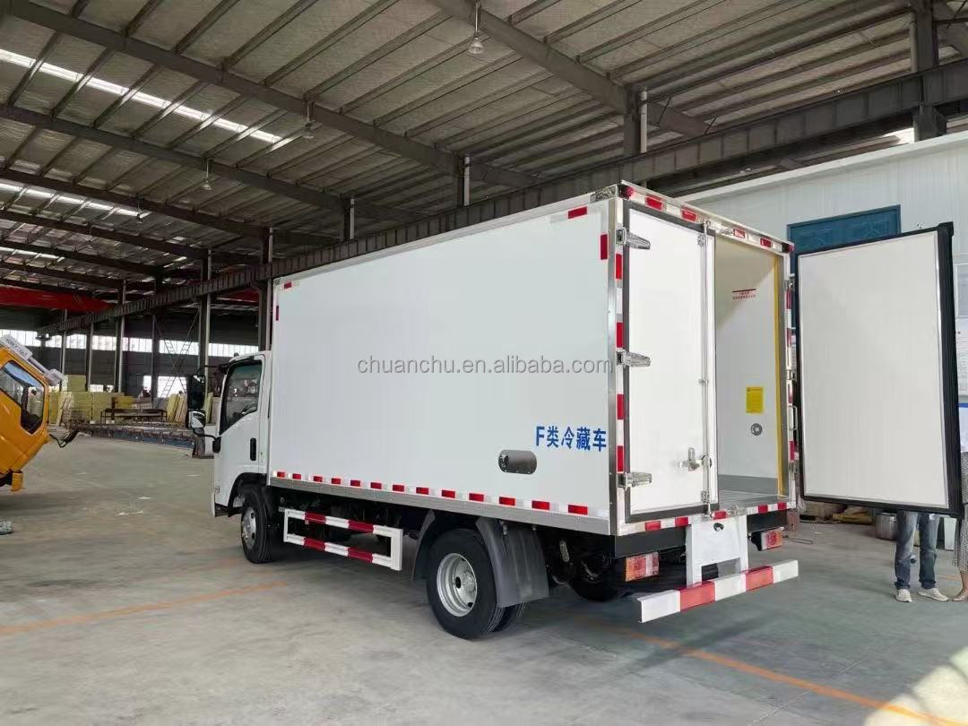 1SUZU 4*2 5 Tons Refrigerator Truck Freezer Refrigerator Box Transport Truck