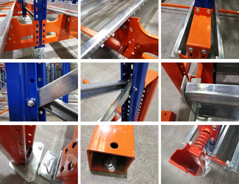 Radio Shuttle Pallet Racking Pallet Runner Rack Warehouse Storage Rack