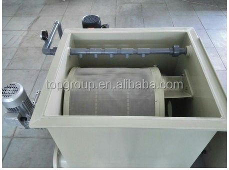 1000L-50000L Capacity Low Noise Rotary Drum Filter for RAS System Fish Farming Equipment