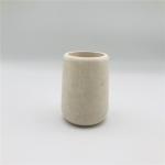 SAGO Cream Marble Bathroom Accessories Set Natural Stone Water Drop Shape Marble