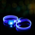 Multi-Color TPU Wristband LED Flashing Bracelet For Concert, Carnivals, Sporting