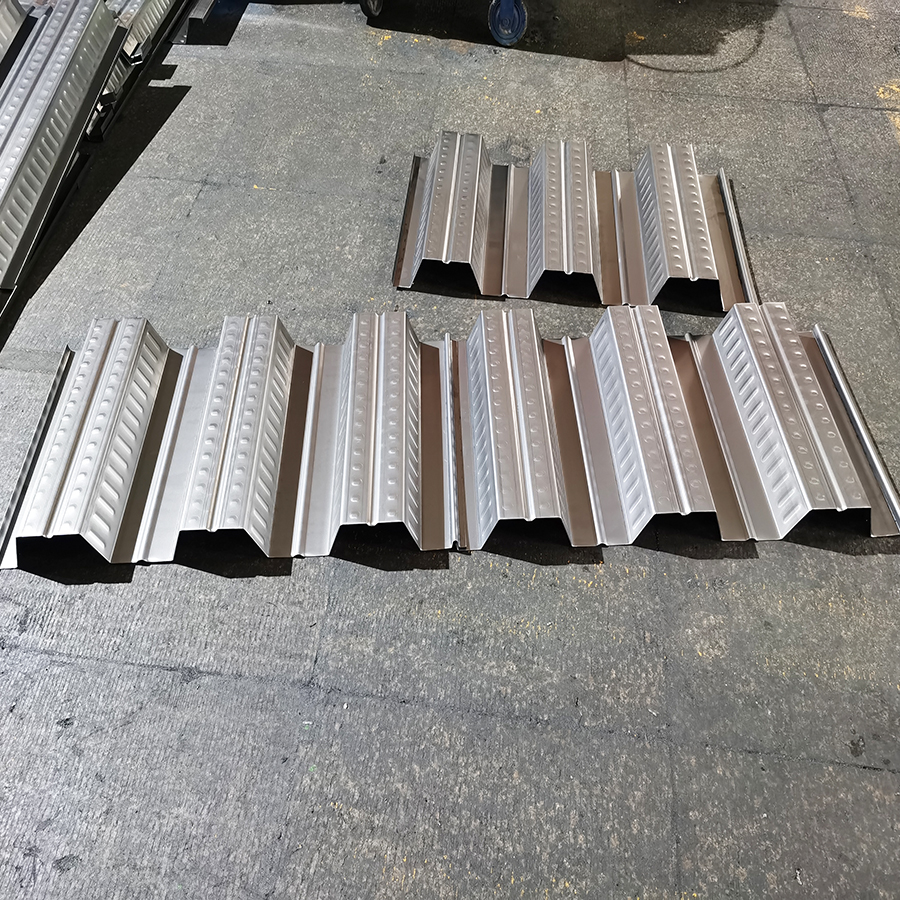 Floor Metal Decking Machine Cold Roll Forming Double Deck 0.3mm-0.8mm