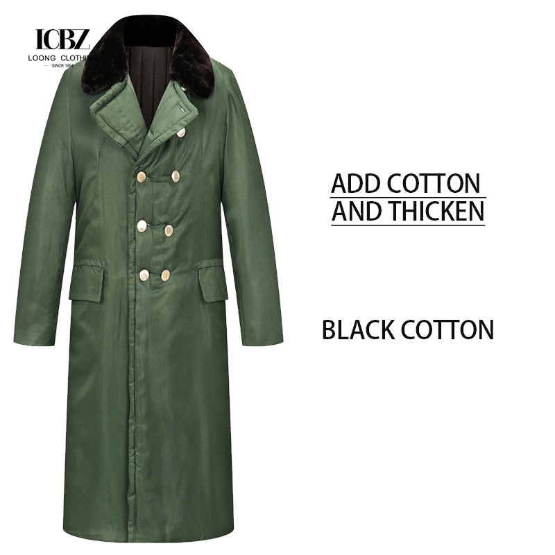 Customized Logo Printing Black Winter Coat Security Uniform Set for Security Guards