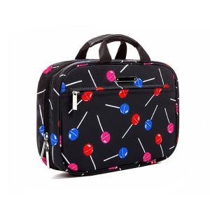 China Black Folding Portable Travel Cosmetic Hanging Toiletry Bag wholesale
