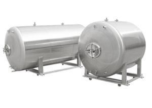 China Food - Grade Stainless Steel Beer Brewing Tanks Horizontal Side / Top Manway wholesale