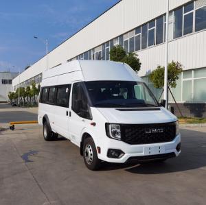 China White 17 Seater Coach Tour Bus Tourist Road Diesel Electric Bus wholesale