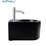 SWJ0431MB Bathroom WC pan White Wall Hung Bidet 490*370*300 mm size Floor