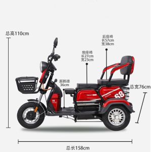 National Standard Household Small Adult Women'S Electric Tricycle Passenger