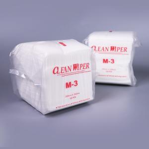 China 25x25cm Lint Free Cleanroom Paper Nonwoven Cleanroom Wipes 9x9 M-3 Series wholesale