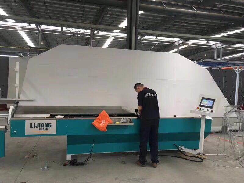 German Siemens PLC Control System Desiccant Filling Machine For Hollow Glass Processing