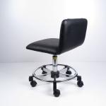 PU Leather Ergonomic ESD Cleanroom Chairs Backrest Connected With Seat