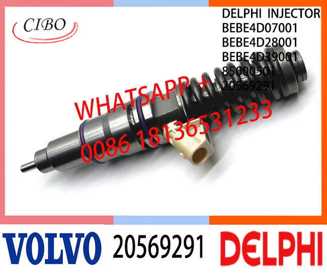 Common Rail Fuel Diesel Injector 20569291 BEBE4D07001 BEBE4D28001 BEBE4D39001 85000501 E3.18 for VOL D12 3139