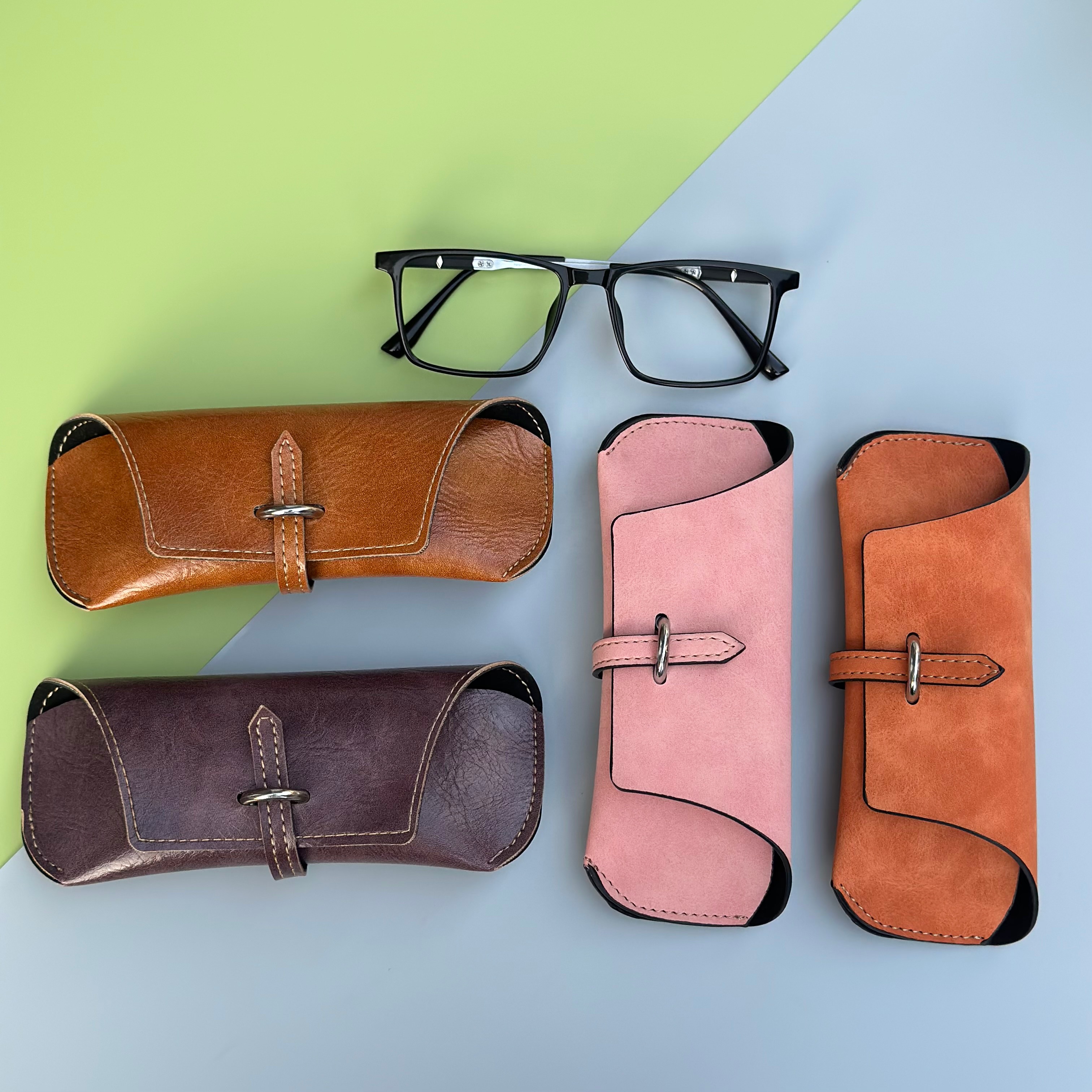 Customization PU Leather Cover Womens Sunglasses Case Fashionable
