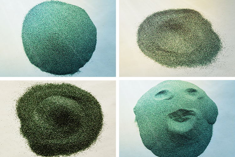 98% SiC Green Silicon Carbide Powder 10mm High Strength