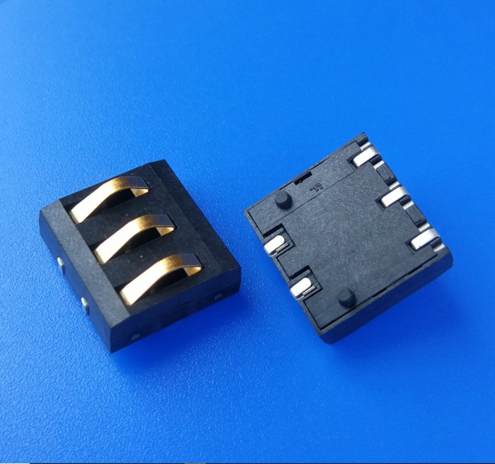4.0ph 3p Male Right Angle Smt Battery Connector For Bourns