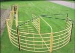 Portable Goat Fence Panels / Galvanized Livestock Fencing Simple Structure