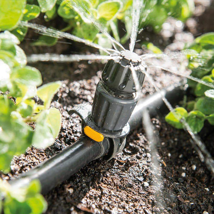Water Saving Sprinkler Greenhouse Irrigation System PE Pipe Material