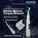 White Dental Universal Implant Torque Wrench Portable Wireless