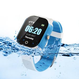 China 450mAh Smart SOS Panic Button Kids Gps Tracker Watch 1.30&quot; Display wholesale