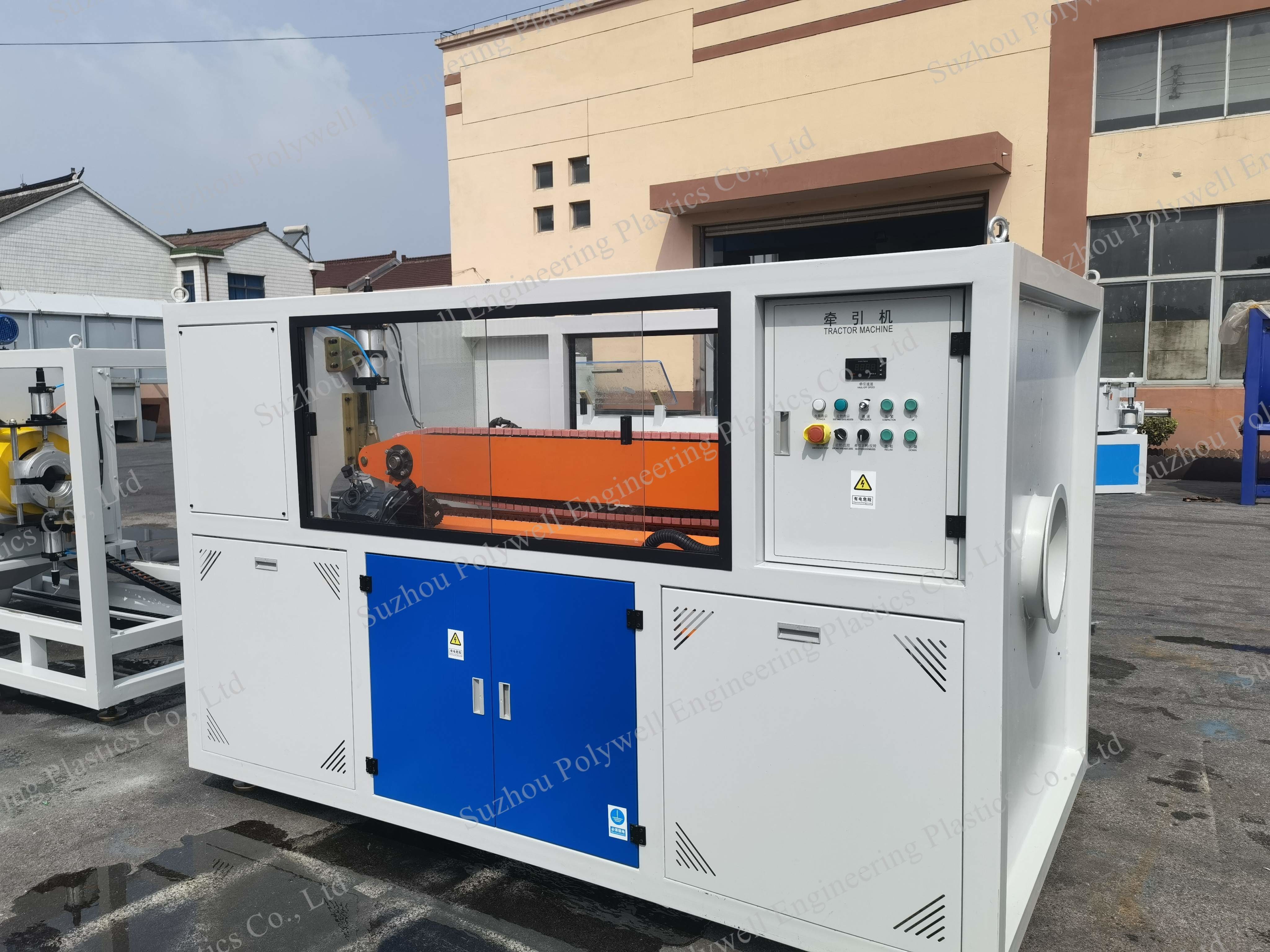 UPVC PVC 110mm Watering Pipe Extrusion Production Line With U Type Socket